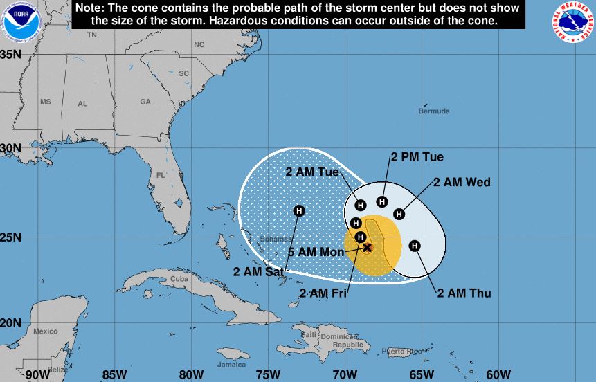 Hurricane Jose veers away from Barbuda, sparing island hit by Irma