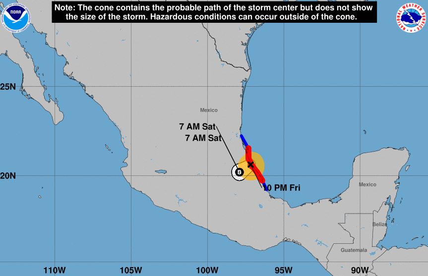 Hurricane Katia weakens into tropical storm WINK NEWS