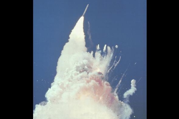 space shuttle challenger wreckage pictures