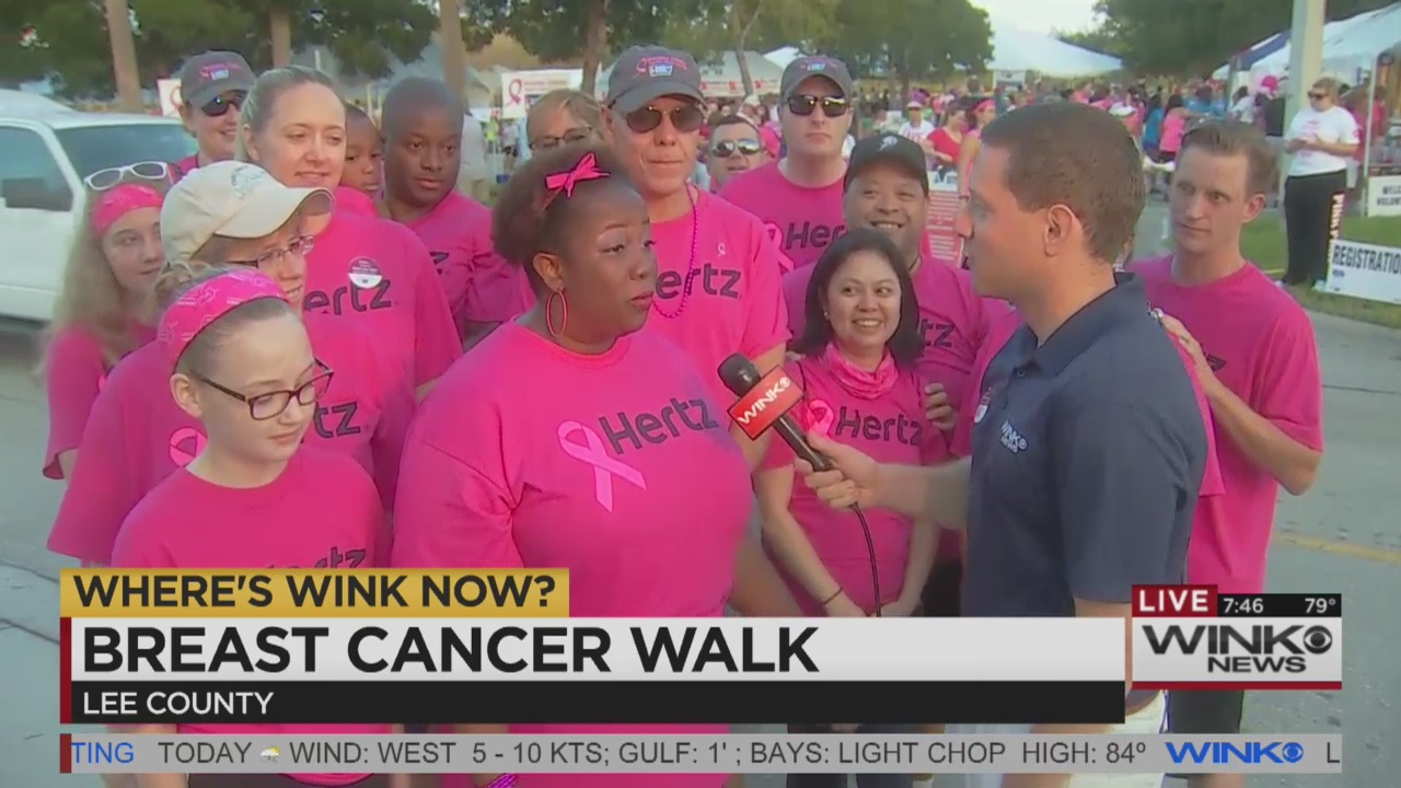 Hundreds walk together to beat cancer - WINK News