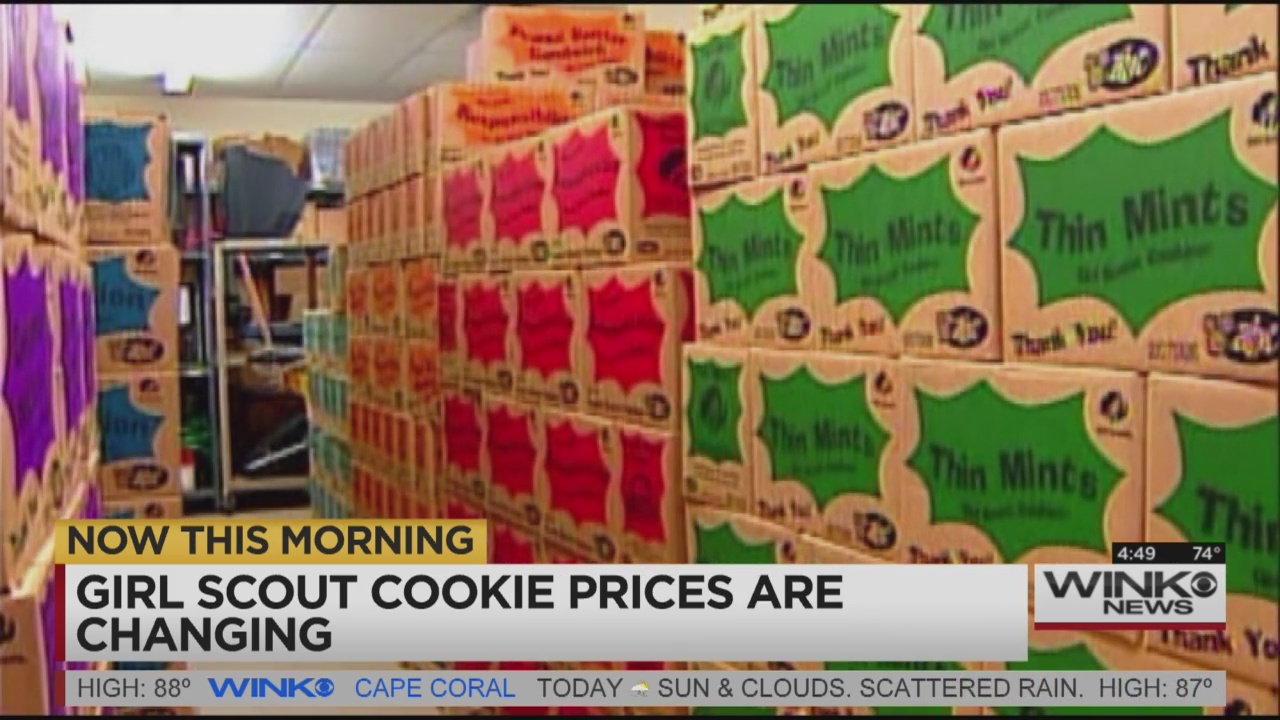 Price Of Girl Scout Cookies To Increase In Parts Of Us