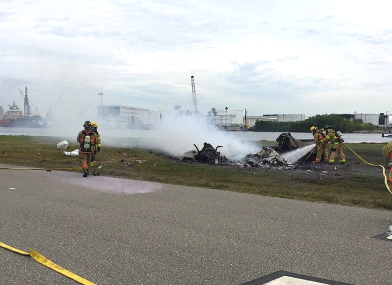 2 victims identified after small plane crash in Tampa