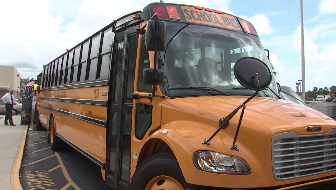 Lee County school district welcomes new bus fleet