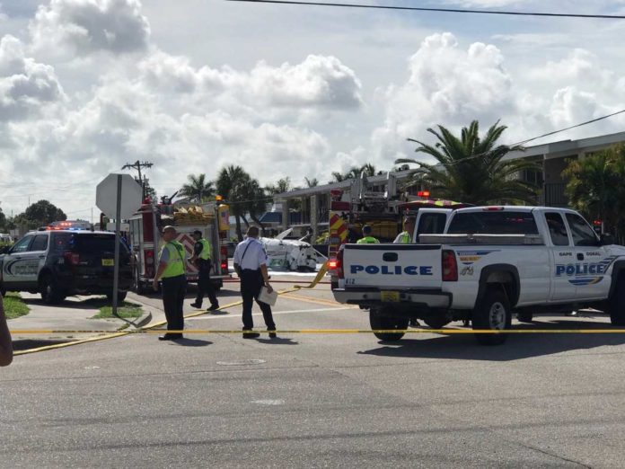 1 injured, power restored for 1,800 following Cape Coral plane crash