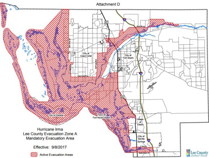 Mandatory Evacuations Expanded In Lee County