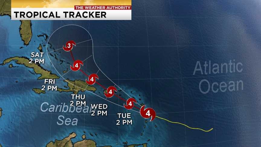 Maria now a Category 5 hurricane, but track arcs away from SWFL | WINK NEWS