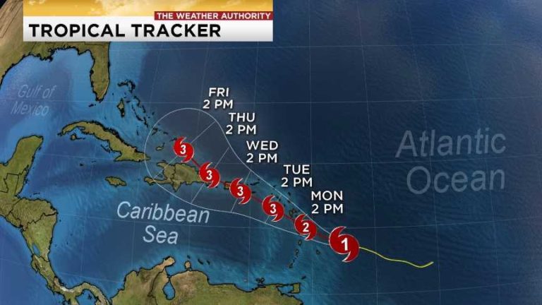 Tropical Storm Maria strengthens into hurricane
