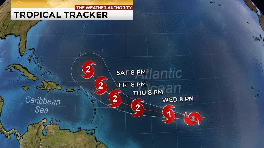 Tropical Storm Jose forms in Atlantic