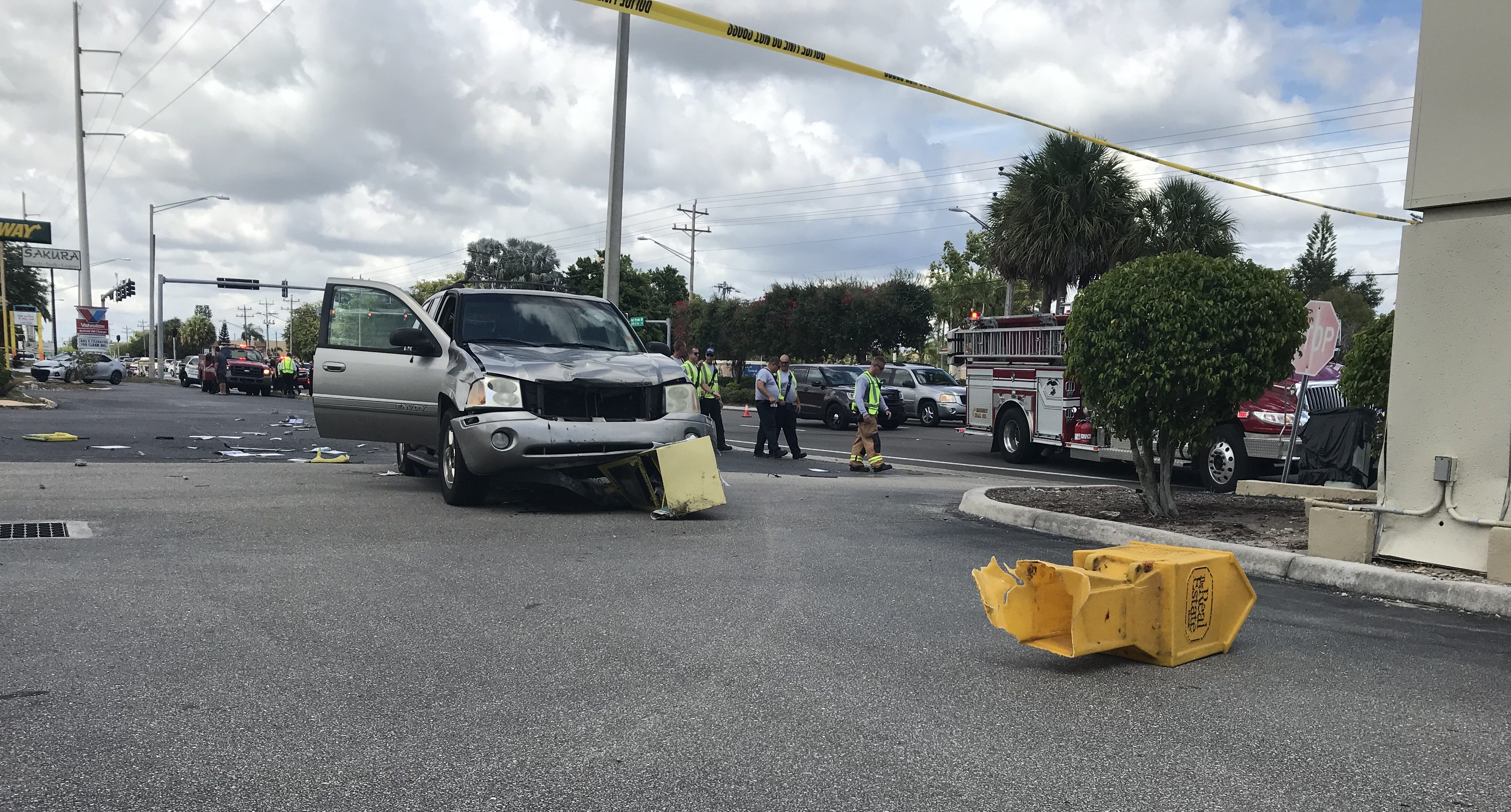 Crash with injuries blocks portion of Del Prado Blvd. in Cape Coral