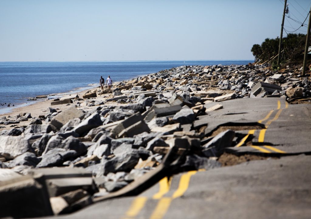 In Florida, families seeking the missing amid storm damage