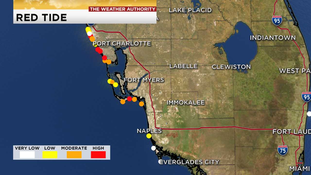 Red Tide Florida Map