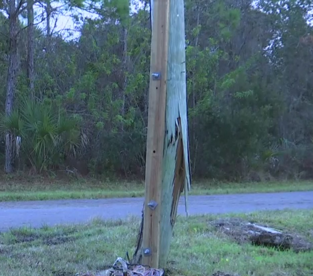 Woman Flees Dui Checkpoint Crashes Into Utility Pole