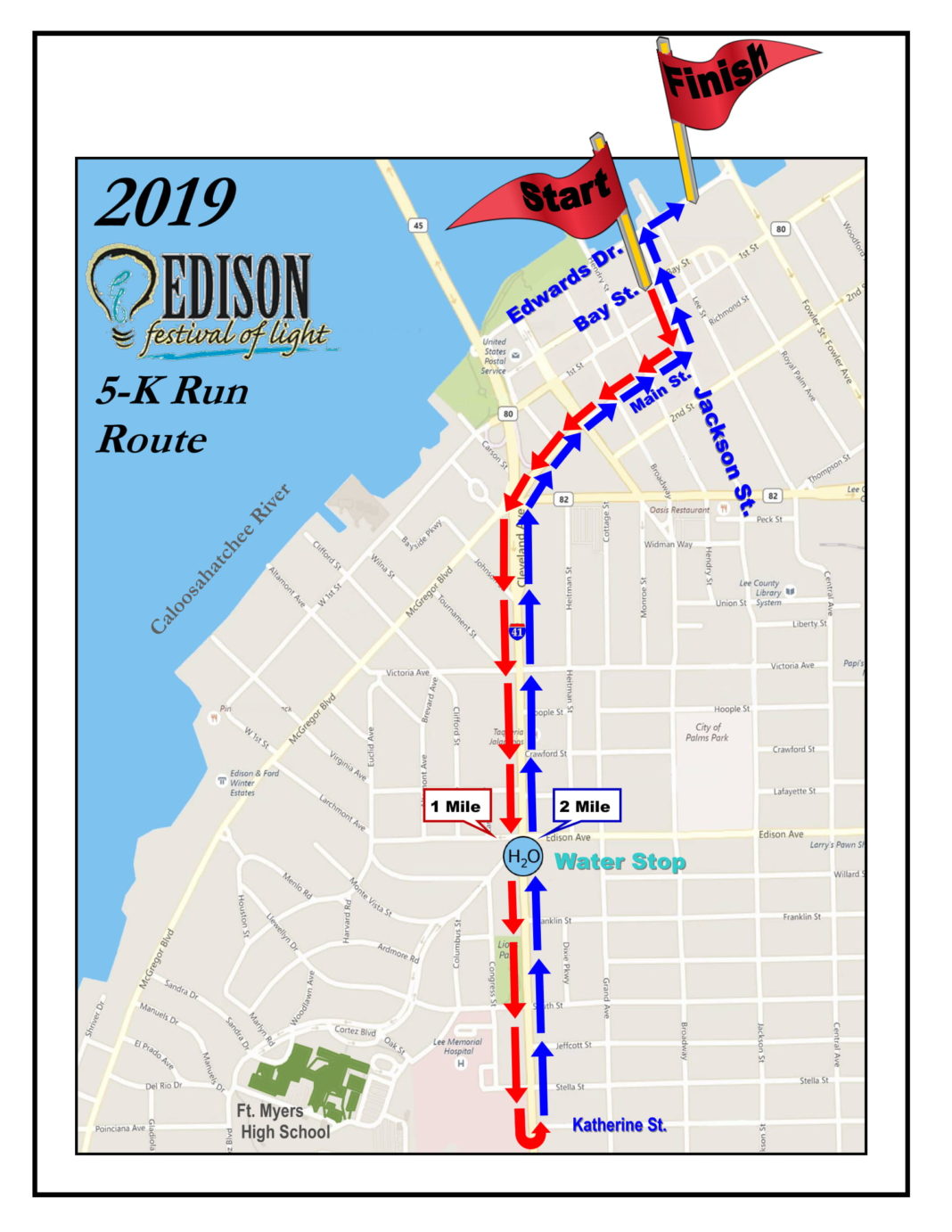 Edison Festival of Light celebration routes and road closures