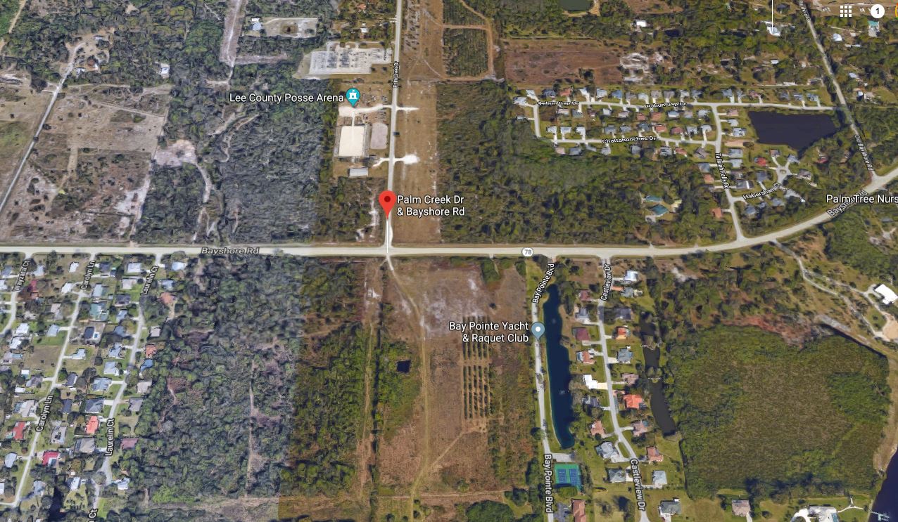 Christopher Magee leaped from a vehicle at Bayshore Rd. and Palm Creek Dr. in North Fort Myers. (Google Maps photo)