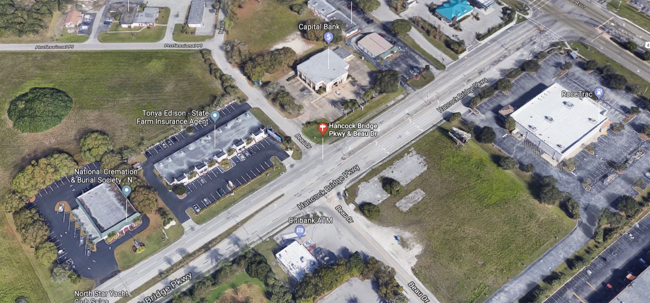 Site of a hit-and-run crash. (Google Maps photo)