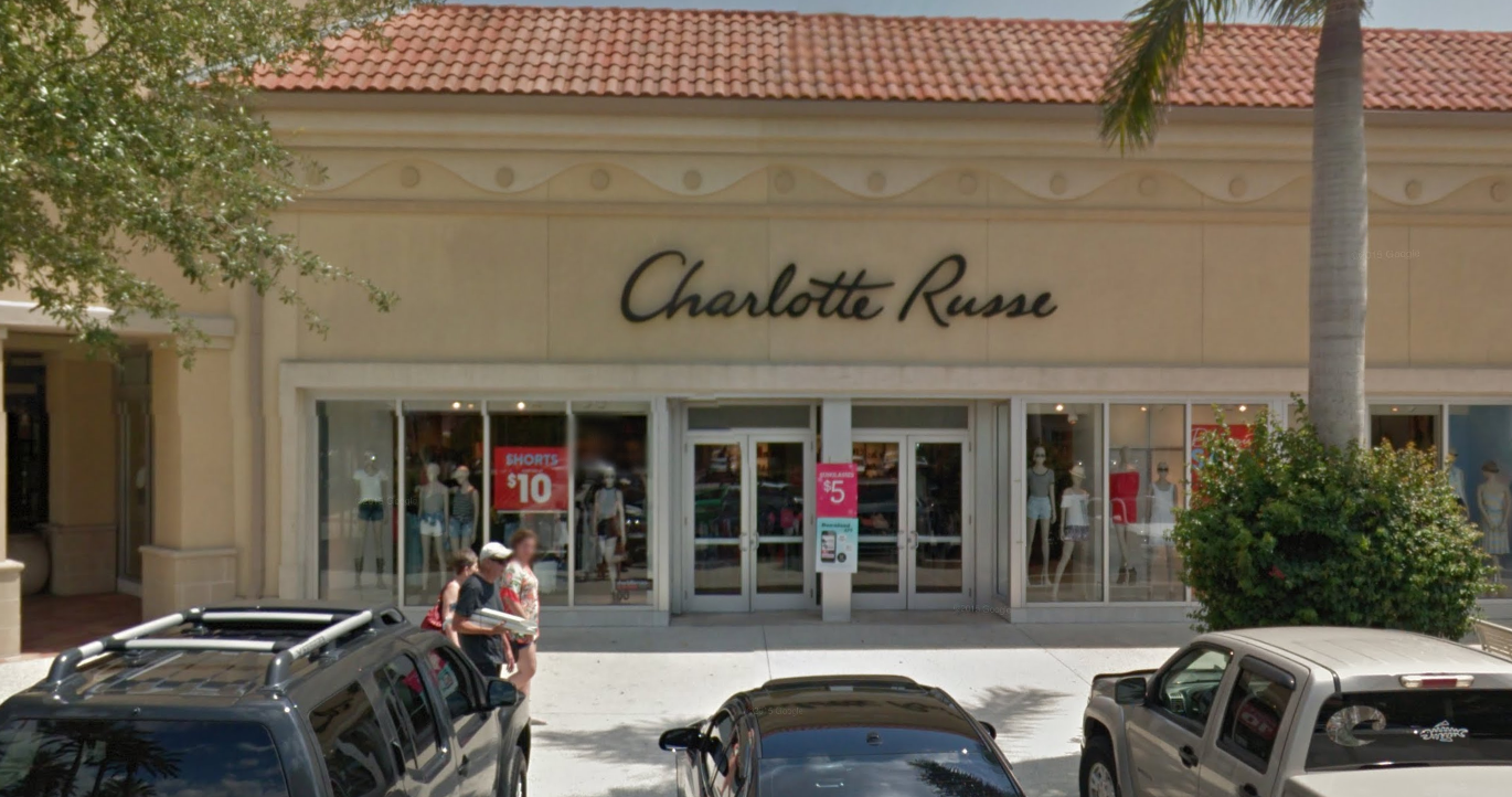 Charlotte Russe will close all of its stores over the next two months. The women's clothing company joins a growing group of retailers that couldn't survive bankruptcy. (Credit: Google Maps)