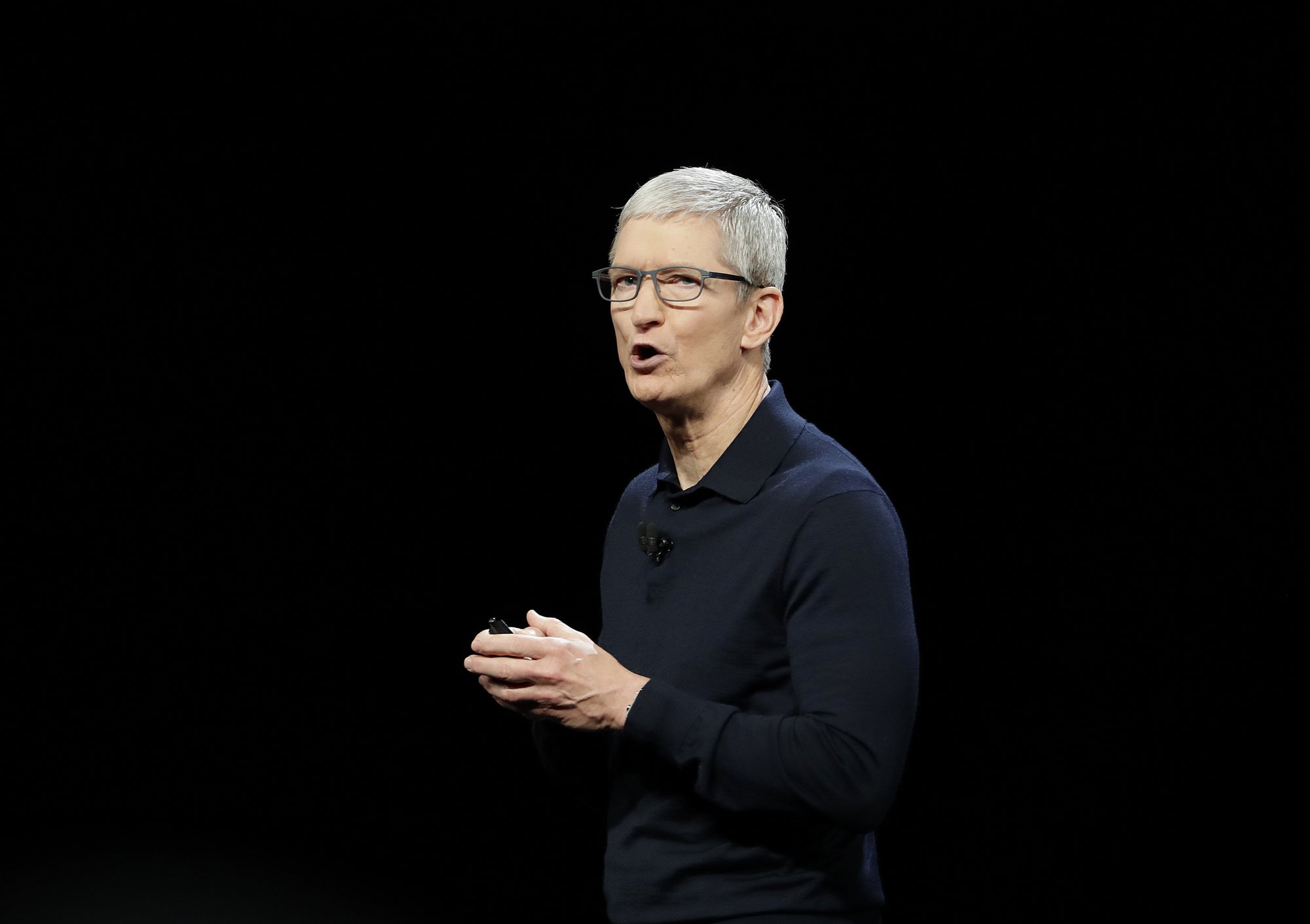 Tim Cook, CEO of Apple. (Credit: AP)