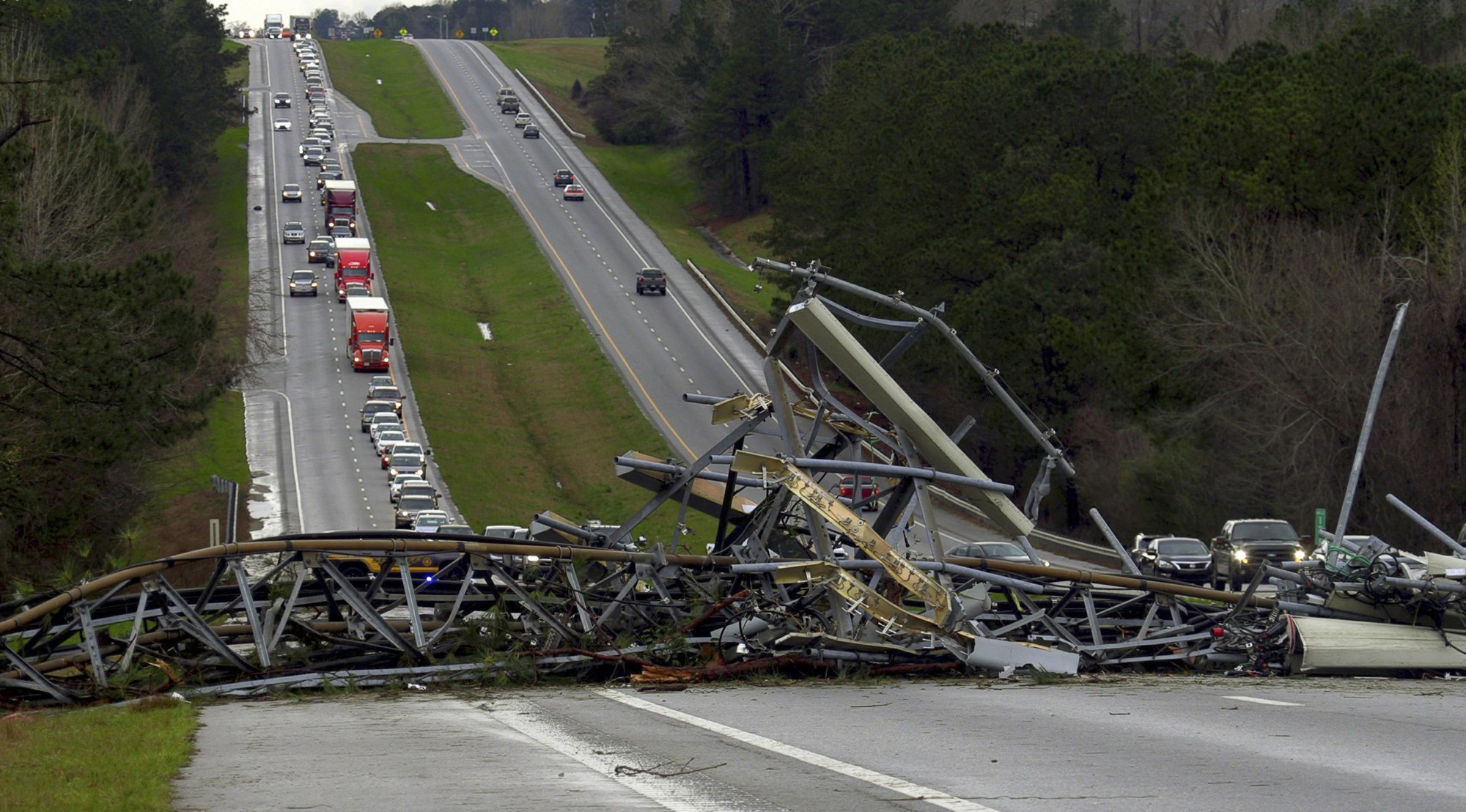 At least 14 dead as storms, possible tornados hit Deep South