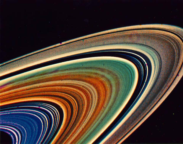 On Tuesday, Saturn will lie on the opposite side of the sky as the sun, and its brightness will rival some of the shiniest stars in the galaxy. (Credit: NASA)