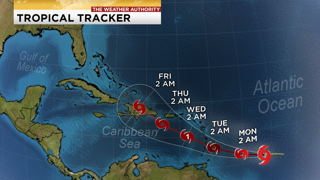 Tropical Storm Dorian may reach hurricane strength over the Caribbean