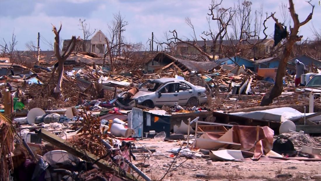 About 1,300 Bahamians are still unaccounted for after Hurricane Dorian struck two weeks ago. (Credit: CNN)