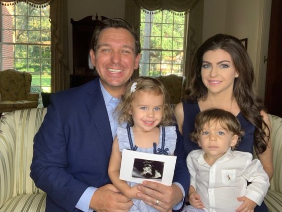 Gov. Ron DeSantis and wife announce third child