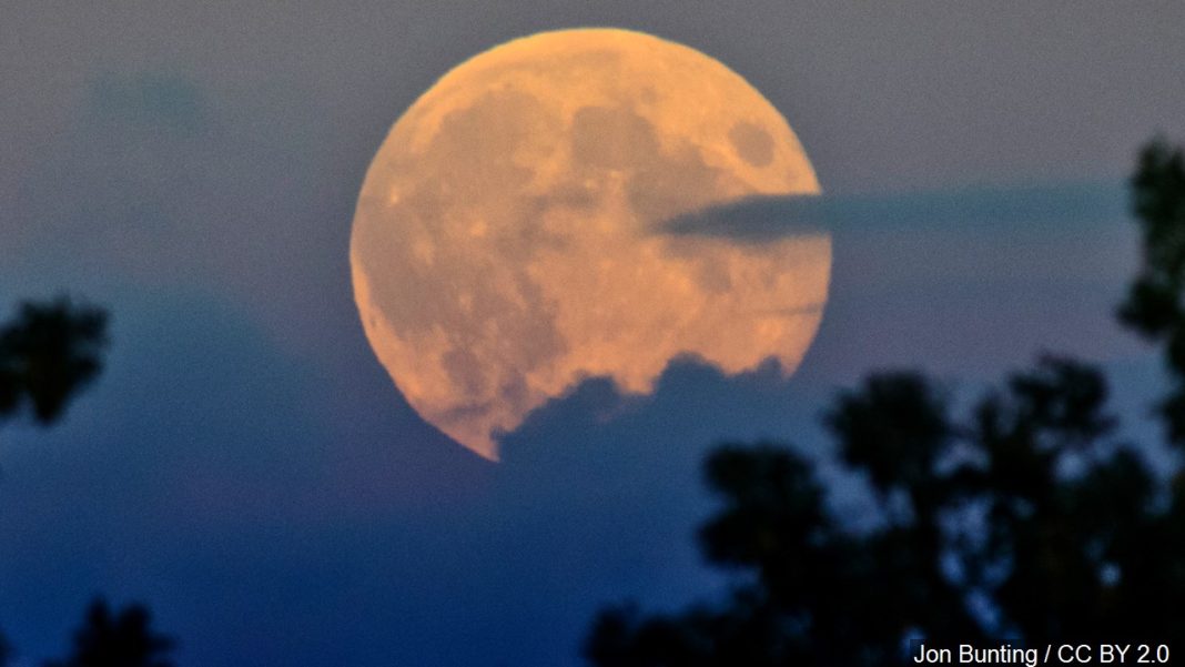 Full Harvest Moon will illuminate the night sky on Friday the 13th. (Credit: MGN)
