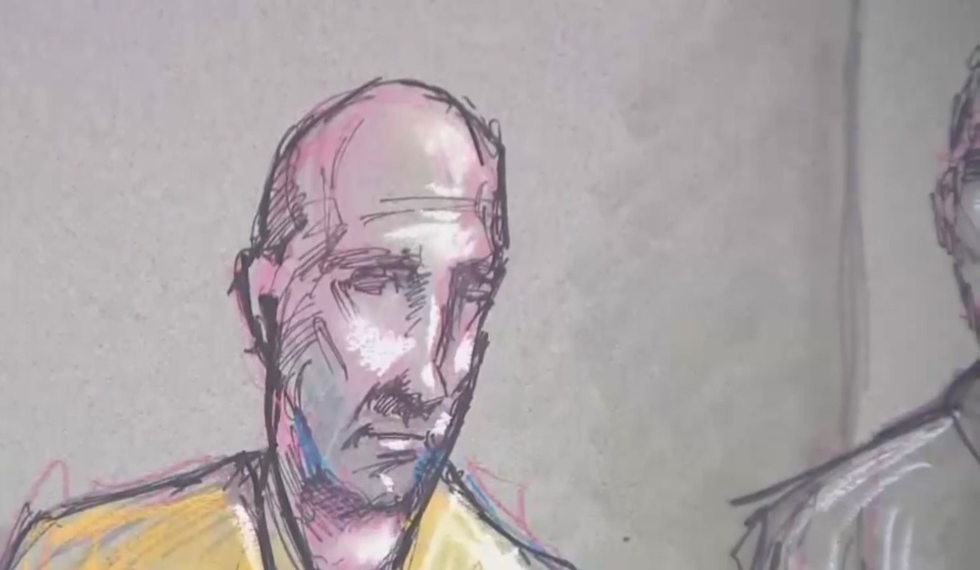 Sketch of the suspect. (Credit: CBS Miami)
