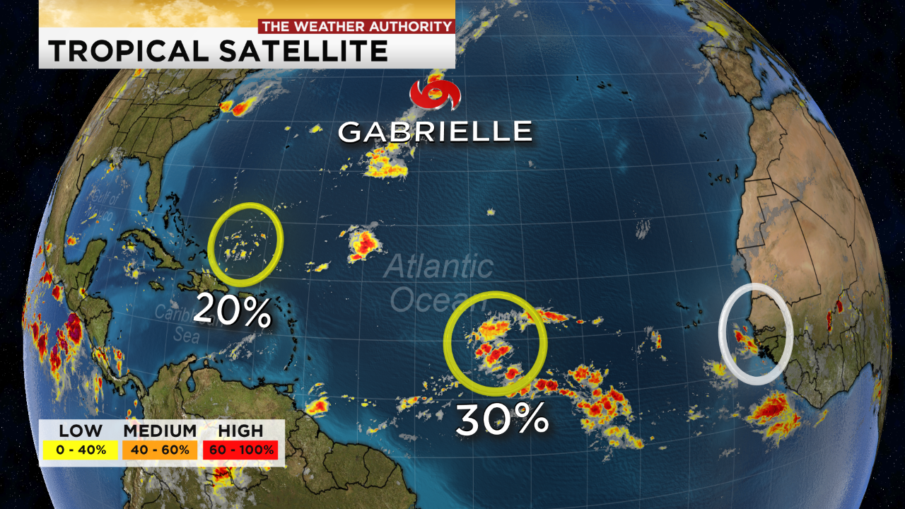 Watching One Of Several Areas In The Tropics Near The Peak Of Hurricane ...