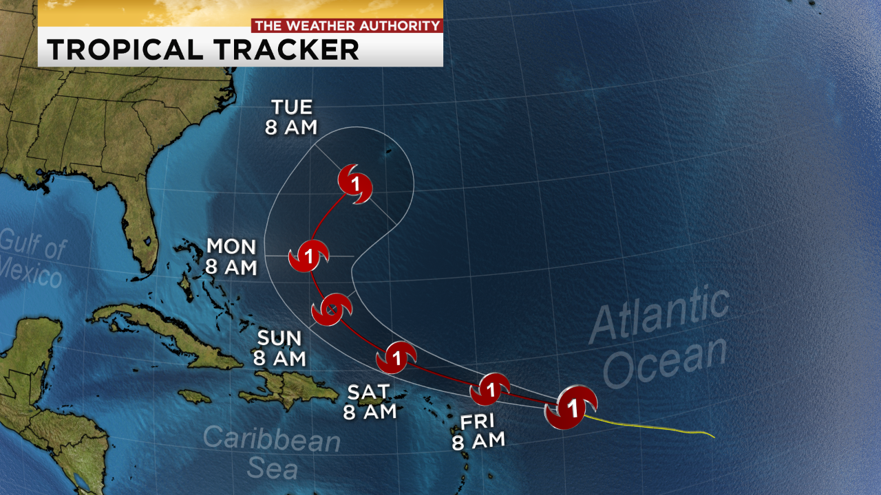 Activity in the Tropics: Jerry strengthens into a Category 2 Hurricane