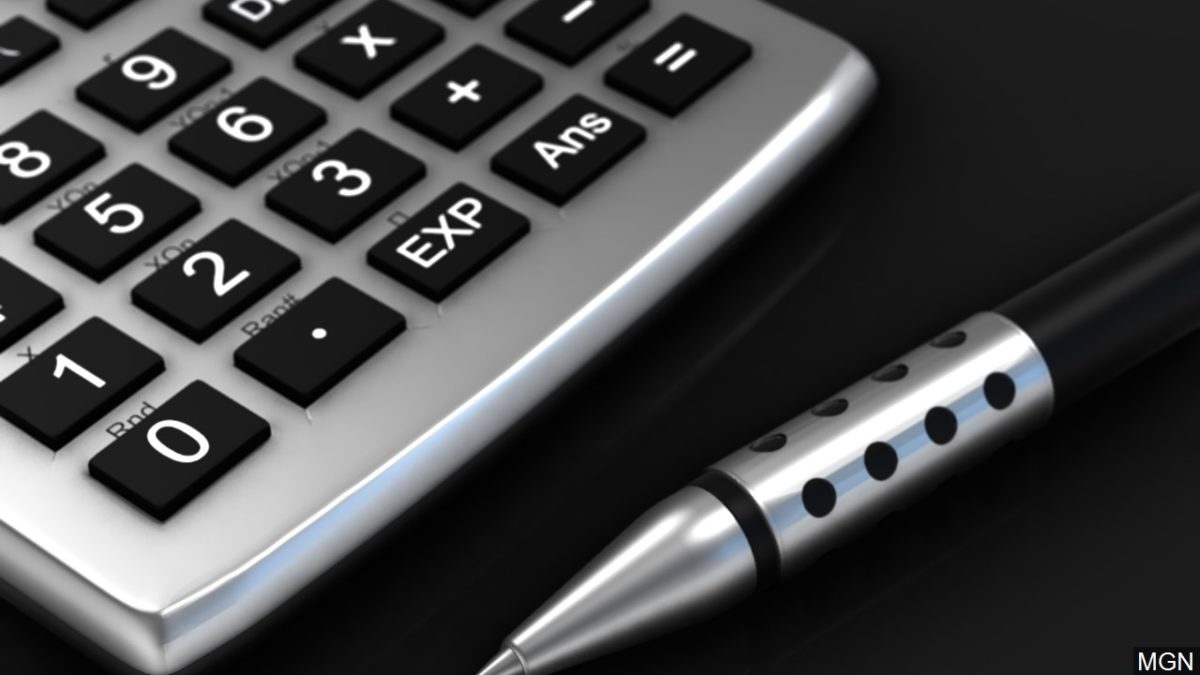 Calculator to use while filing federal income tax withholding forms. (Credit: MGN)