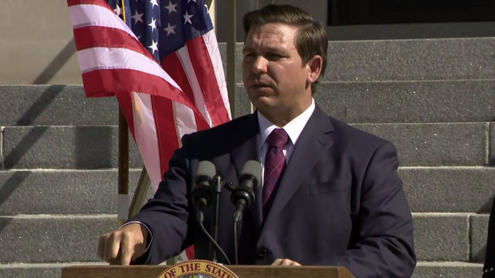 FILE: Florida Gov. Ron DeSantis announced on Monday a proposal to increase the minimum salary for teachers. By raising the minimum salary to $47,500, Florida will rank second in the nation for starting teacher pay. (Credit CBS Miami/FILE)