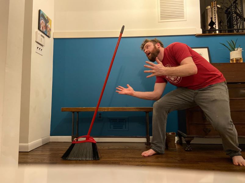 Hate to break it to you but you can make a broom stand