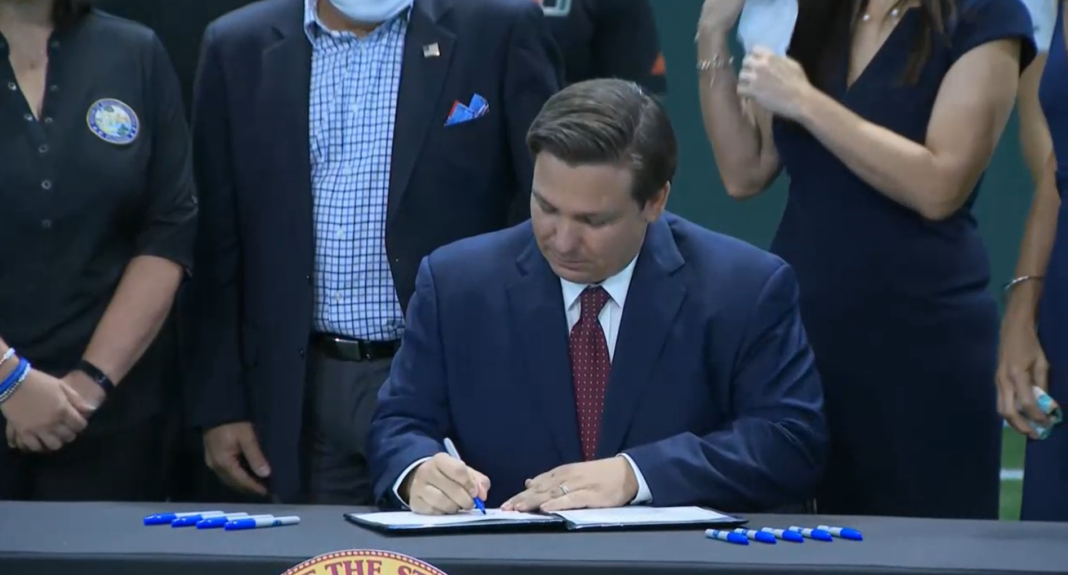 Gov. DeSantis signs bill allowing college athletes to make endorsement ...