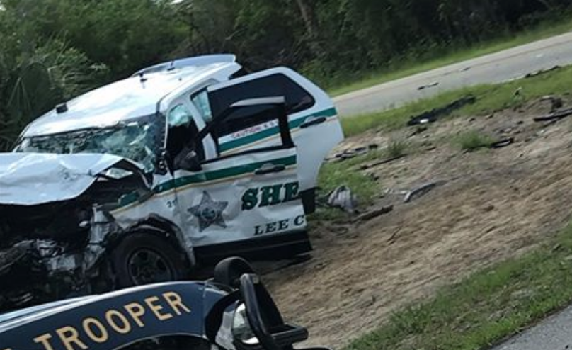 LCSO deputy and K-9 involved in Lehigh Acres crash