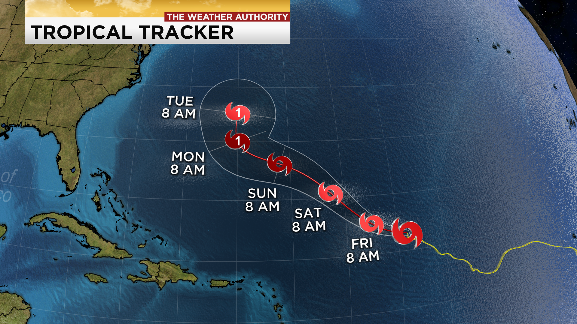 Peak of hurricane season: Tracking 6 areas of interest in the Atlantic Basin