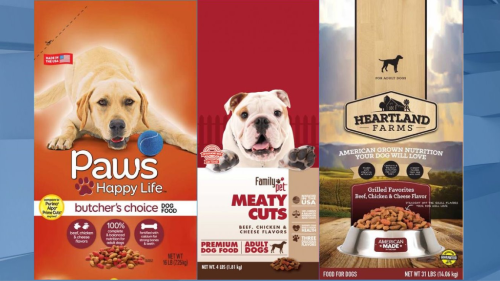 Three types of dog foods sold nationwide recalled over high levels of