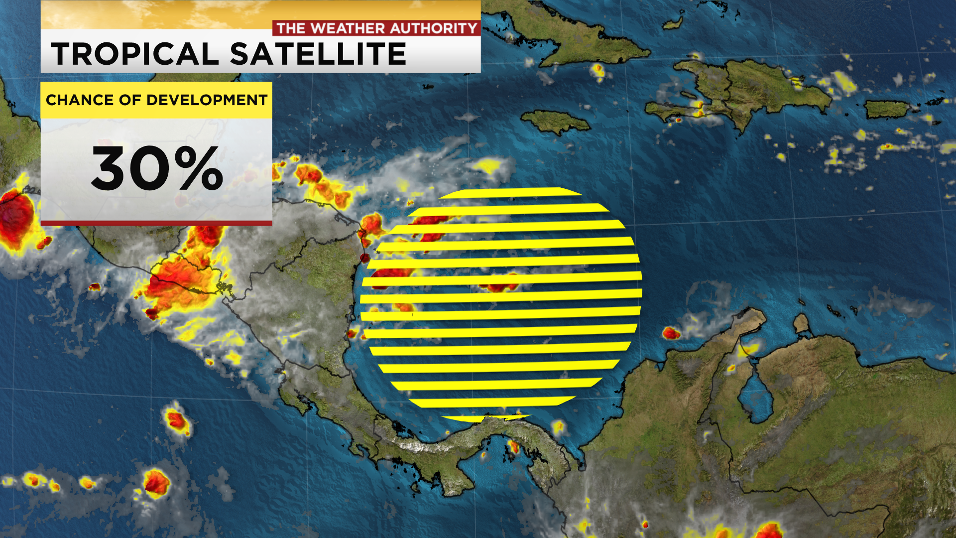 Watching the tropics 1 area in the Atlantic; 1 area in the Caribbean