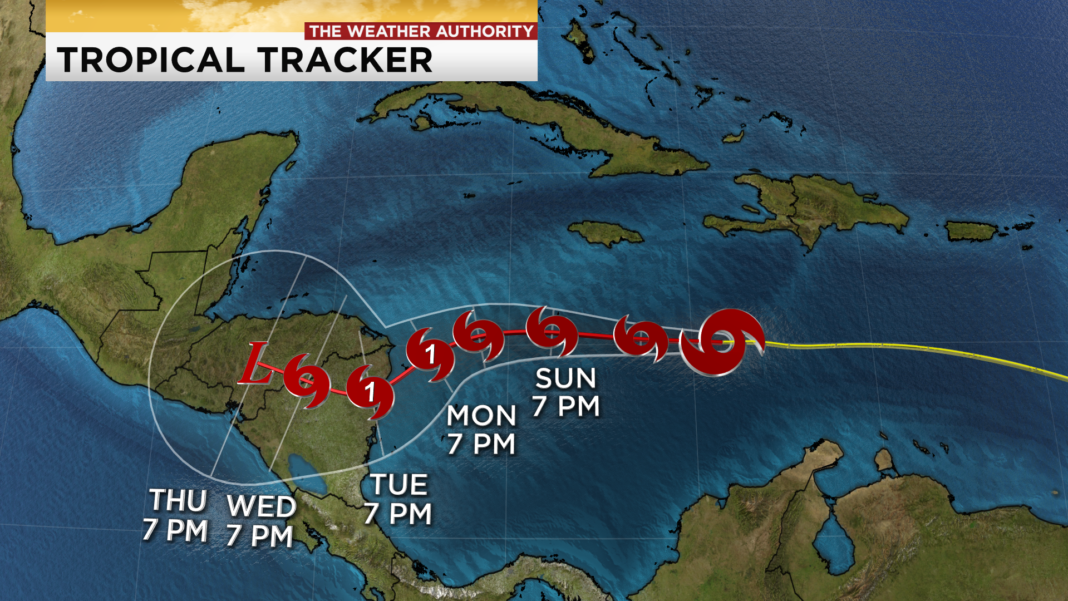 Tropical Storm Eta Forms In The Caribbean