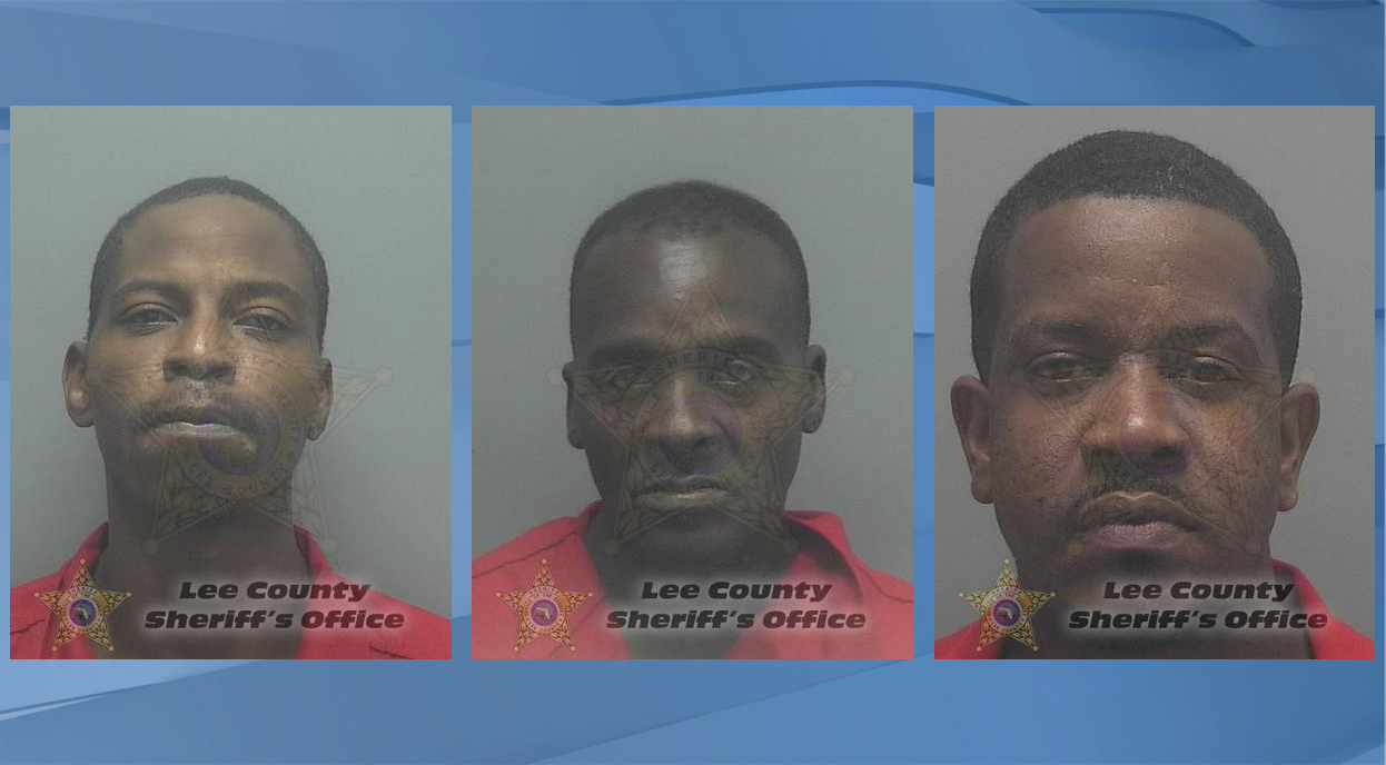 Three arrests made, large amounts of drugs seized in Fort Myers searches
