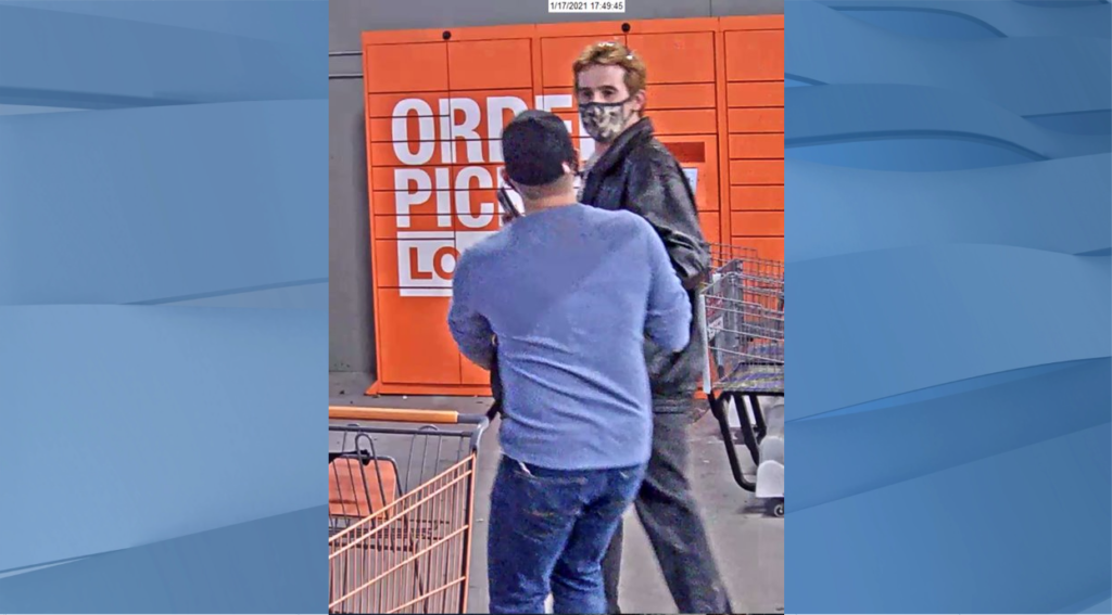 Authorities searching for man suspected of theft at a Cape Coral Home Depot