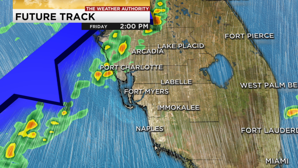 Tracking areas of rain across SW Florida Wednesday - WINK News