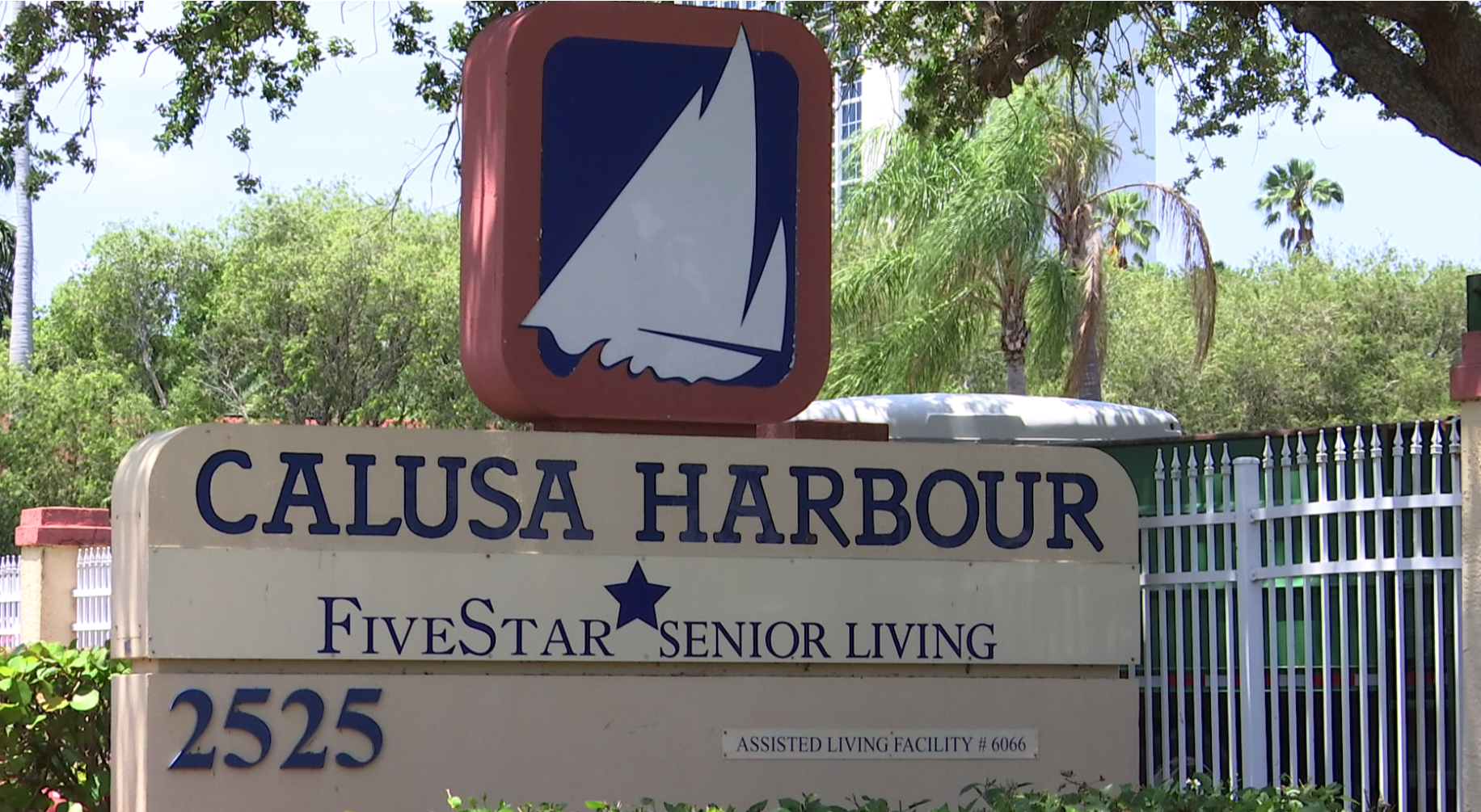 Calusa harbour sign