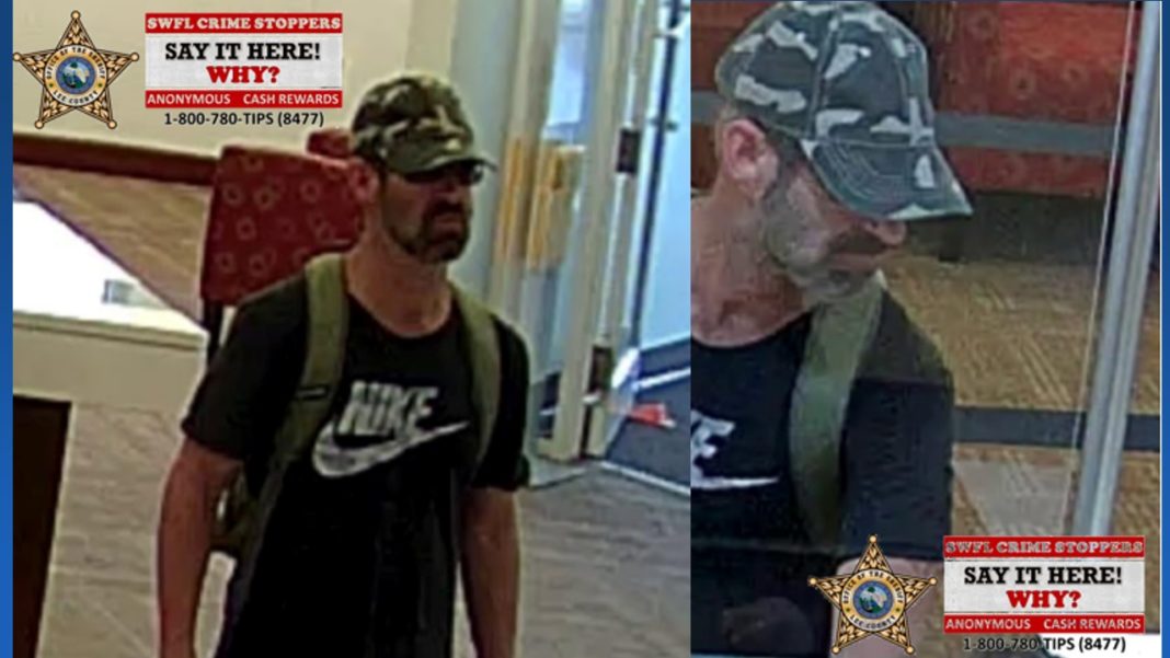 Suspect Sought In Bank Robbery At Wells Fargo In Bonita Springs