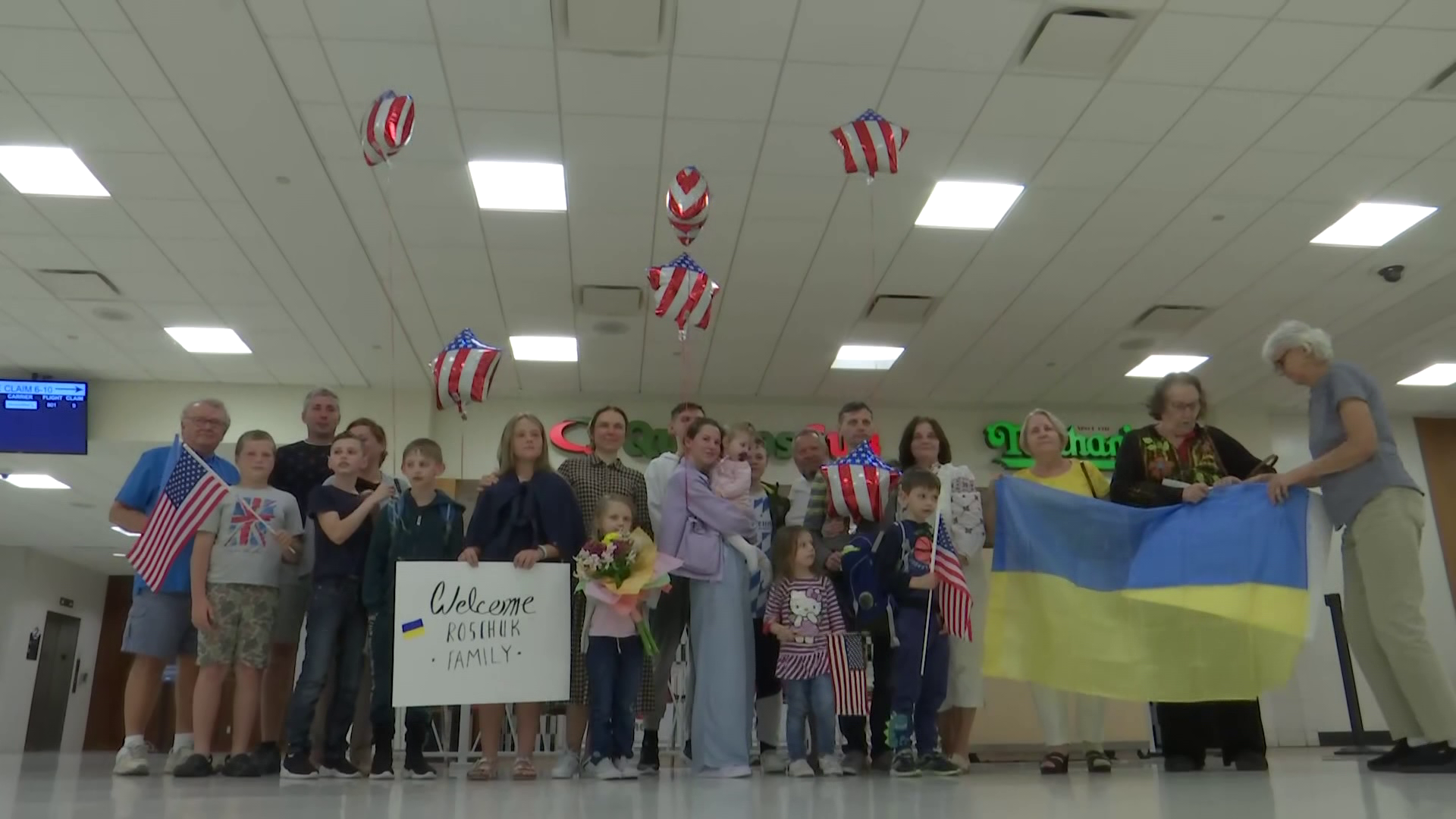Ukrainian family of 11 arrives in Southwest Florida after escape