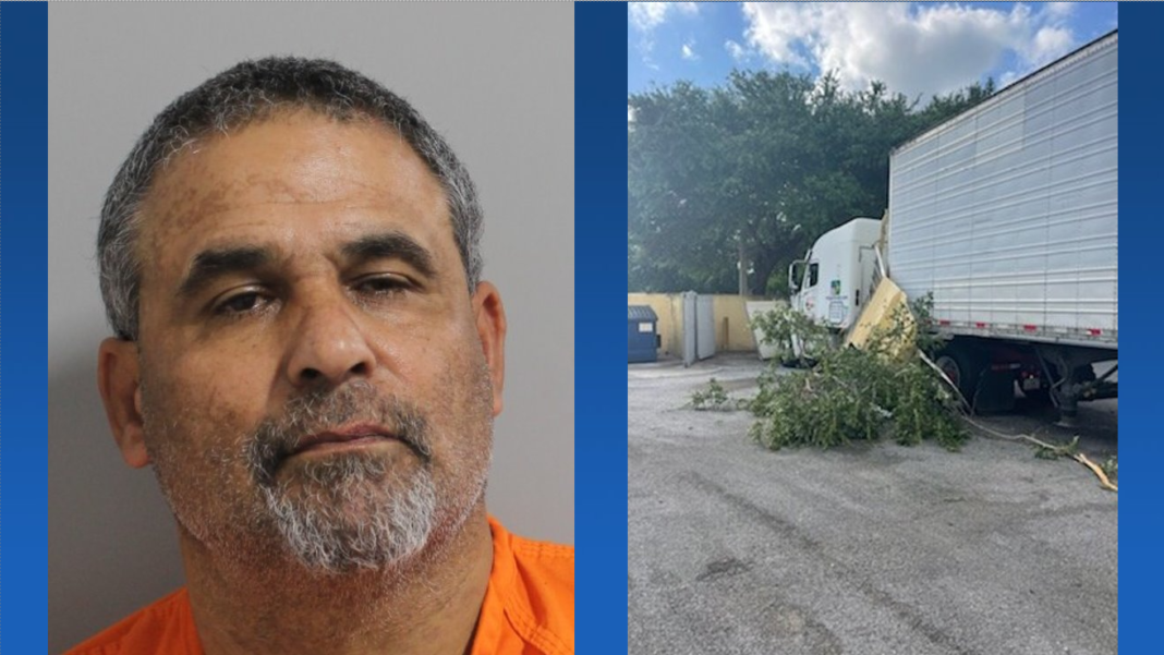 Cape Coral tractor-trailer delivery driver Michael Calvo admitted to smoking meth before he crashed into the back of a Publix shopping center on Thursday afternoon.