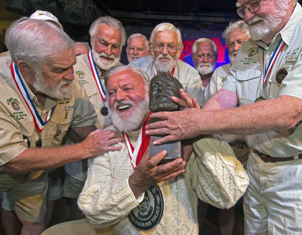 Attorney Jon Auvil was awarded the title for most resembling author and former Key West resident Ernest Hemingway.