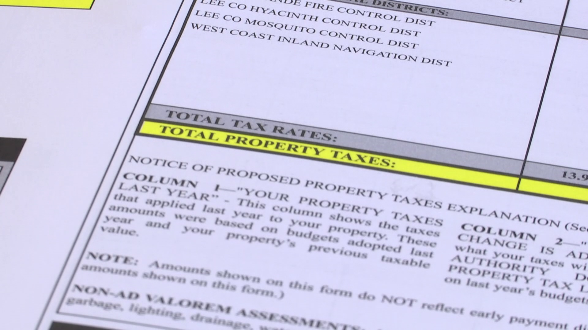 Homeowners in Lee County hit with increased property tax bills