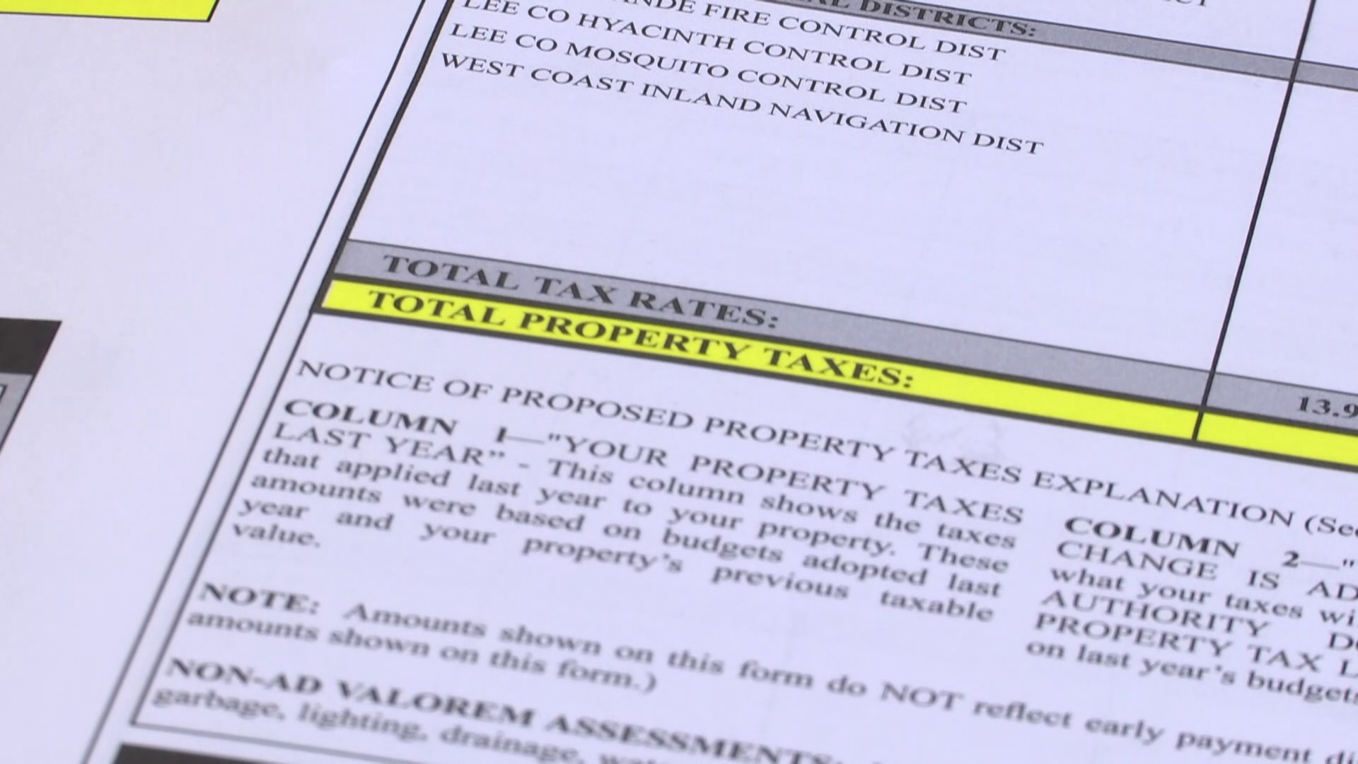 Homeowners In Lee County Hit With Increased Property Tax Bills