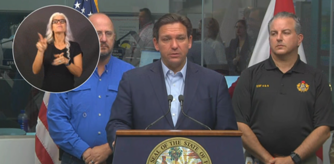 Gov Ron Desantis Gives Updates On Preparation For Hurricane Ian